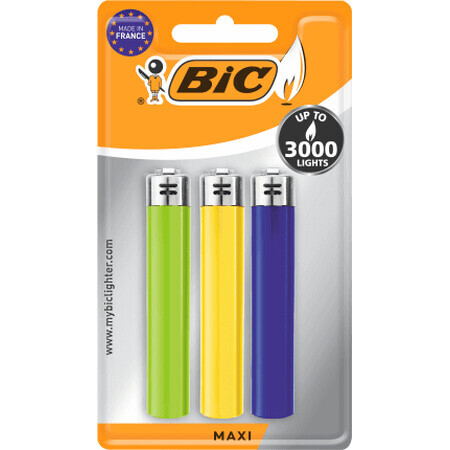 BIC Maxi aanstekers, 3 stuks