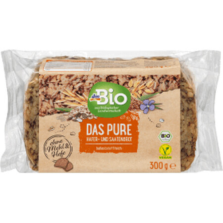 DmBio Brood met haver en zaden ECO, 300 g