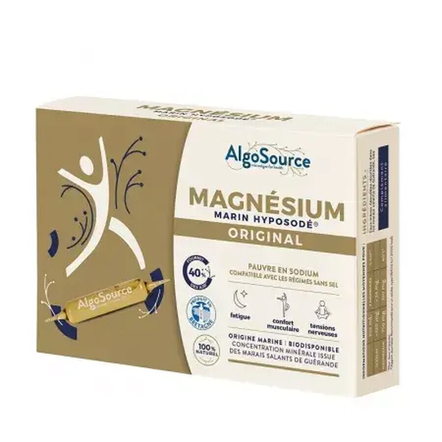 Original Hyposodic Marine Magnesium, 20 flesjes, Algosource