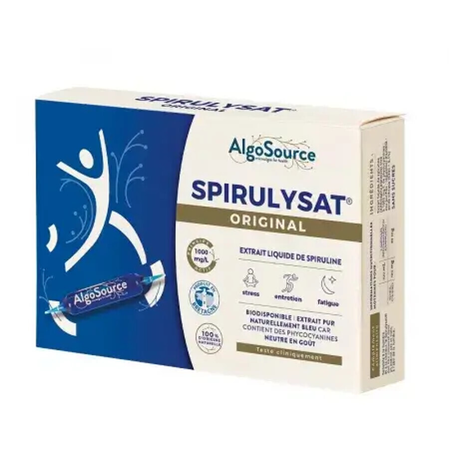 Spirulysat original, 20 flacons, Algosource