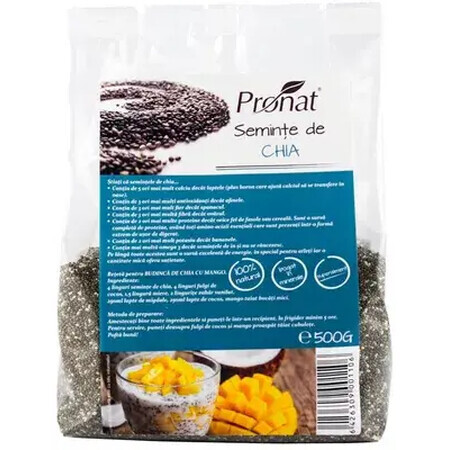 Graines de chia, 500 g, Pronat