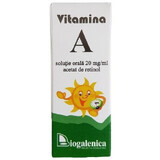 Solution huileuse à la vitamine A - 10ml, Biogalenic