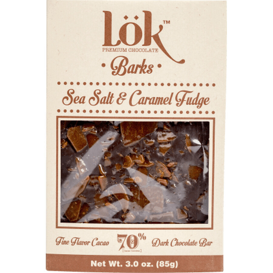 Lök Chocolade met karamel en zeezout, 85 g