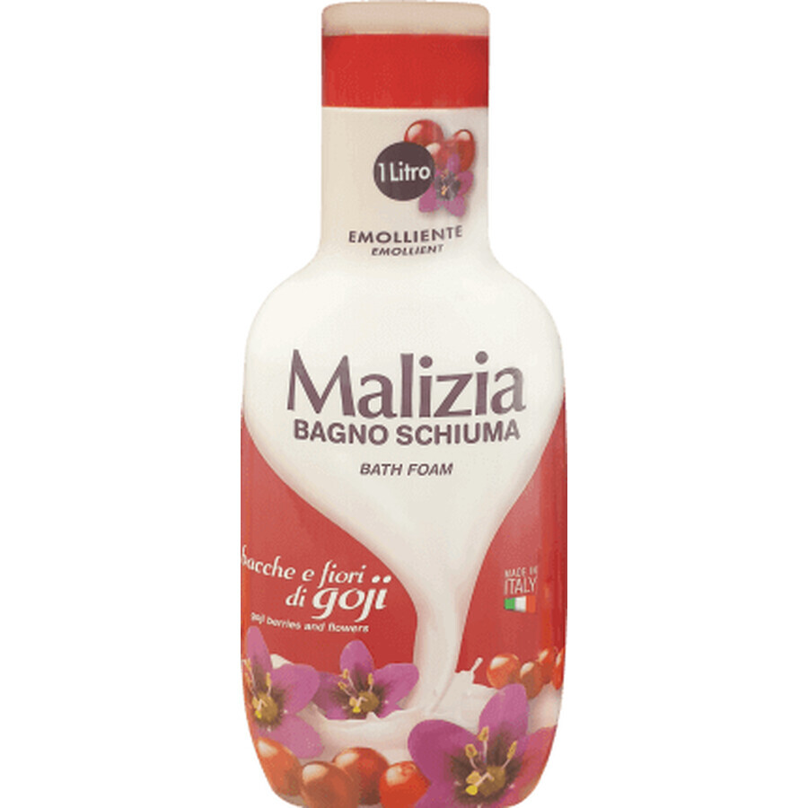 Malizia Spumant de baie cu fructe de goji, 1 l