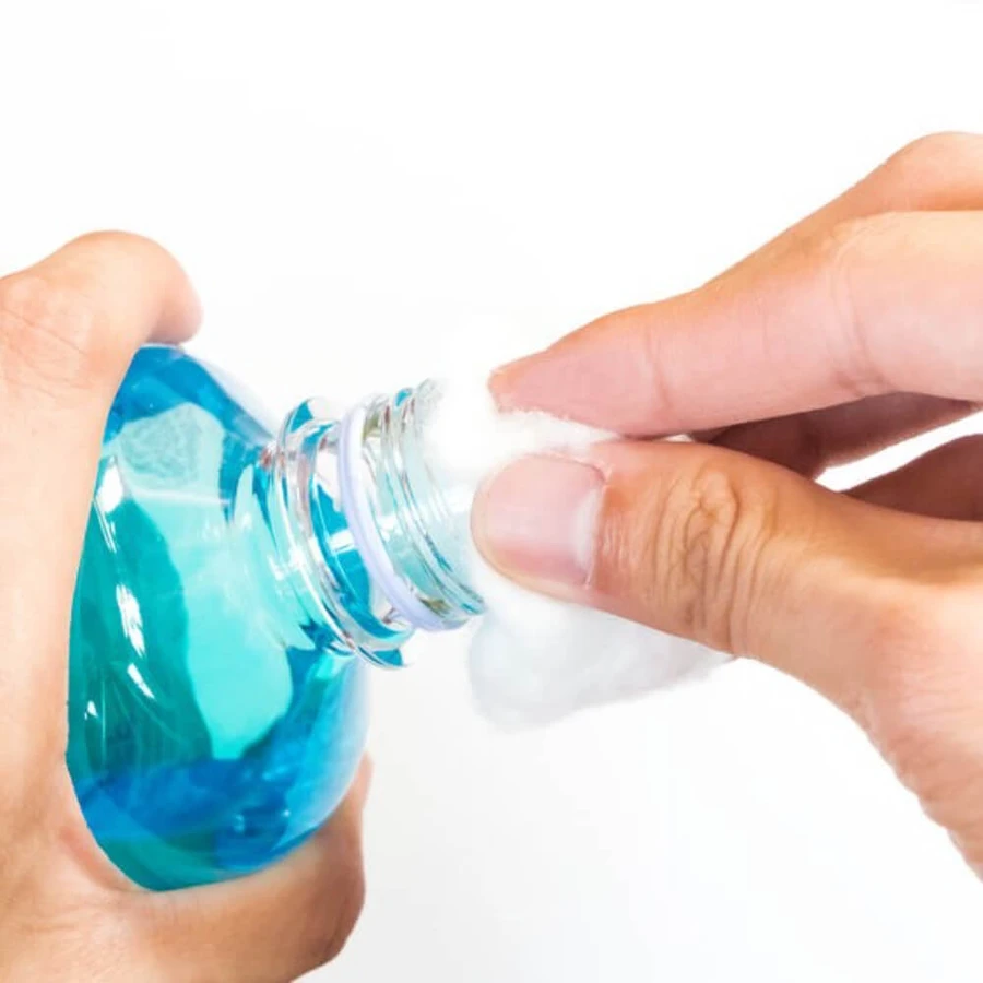 Alcohol sanitario, 70%, 200 ml, Saniblue