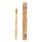 Bamboo toothbrush, 15+ years, medium, yellow, 1 piece, Gingia