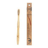 Bamboe tandenborstel, 15+ jaar, zacht, wit, 1 stuk, Gingia
