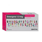 Emergana, 1,5 mg, 1 comprimé, Zentiva