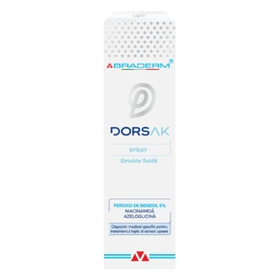Dorsak flüssige Emulsion Spray für Stamm Akne, 100 ml, Braderm