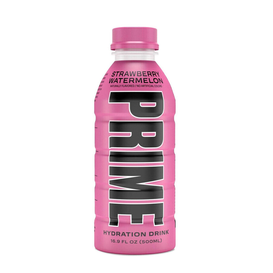 Prime Hydration Drink, Bautura Pentru Rehidratare Cu Aroma De Capsuni Si Pepene, 500 Ml