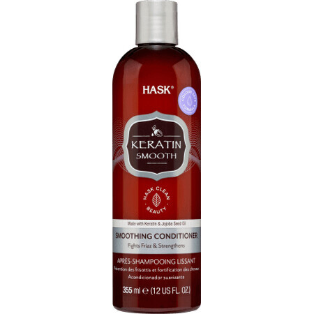 Hask Balsam de păr pentru netezire cu keratină, 335 ml