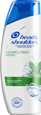 Head&amp;amp;shoulders Menthol shampoo, 225 ml