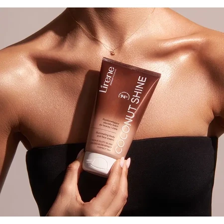 Lirene Selbstbräunende Aufhellungscreme für Gesicht und Körper Coconut Shine, 150 ml