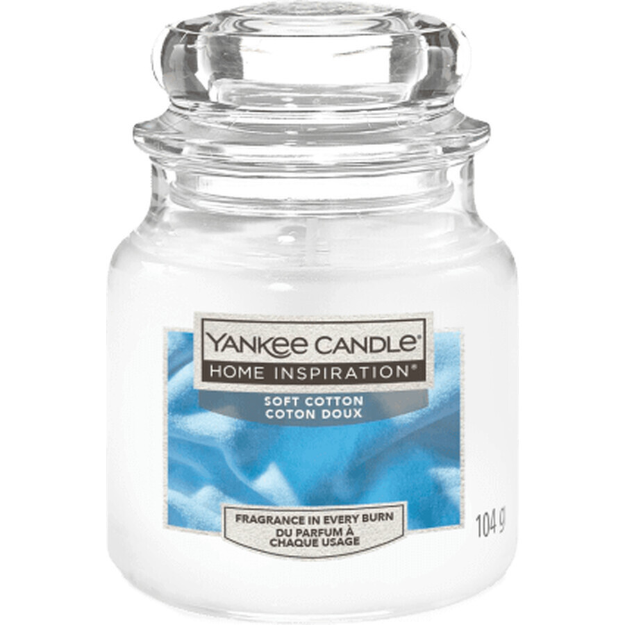 Yankee Candle Zacht Katoen Geurkaars, 1 stuk