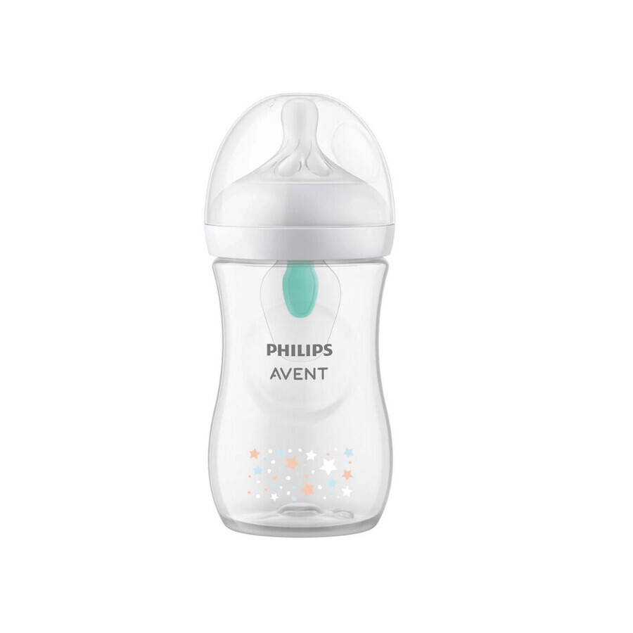 Natural Response-fles met anti-kolieksluiting, 1 maand+, 260 ml, Deco Bear, Philips Avent