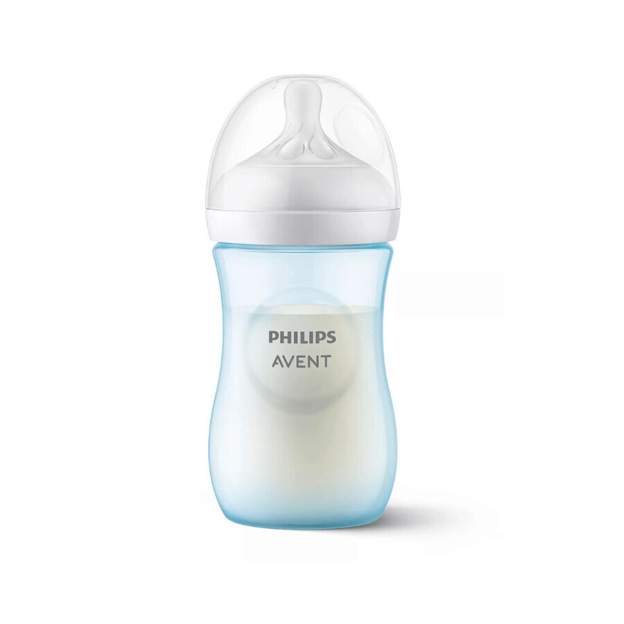 Natural Response-fles, 1 maand +, 260 ml, Blauw, Philips Avent
