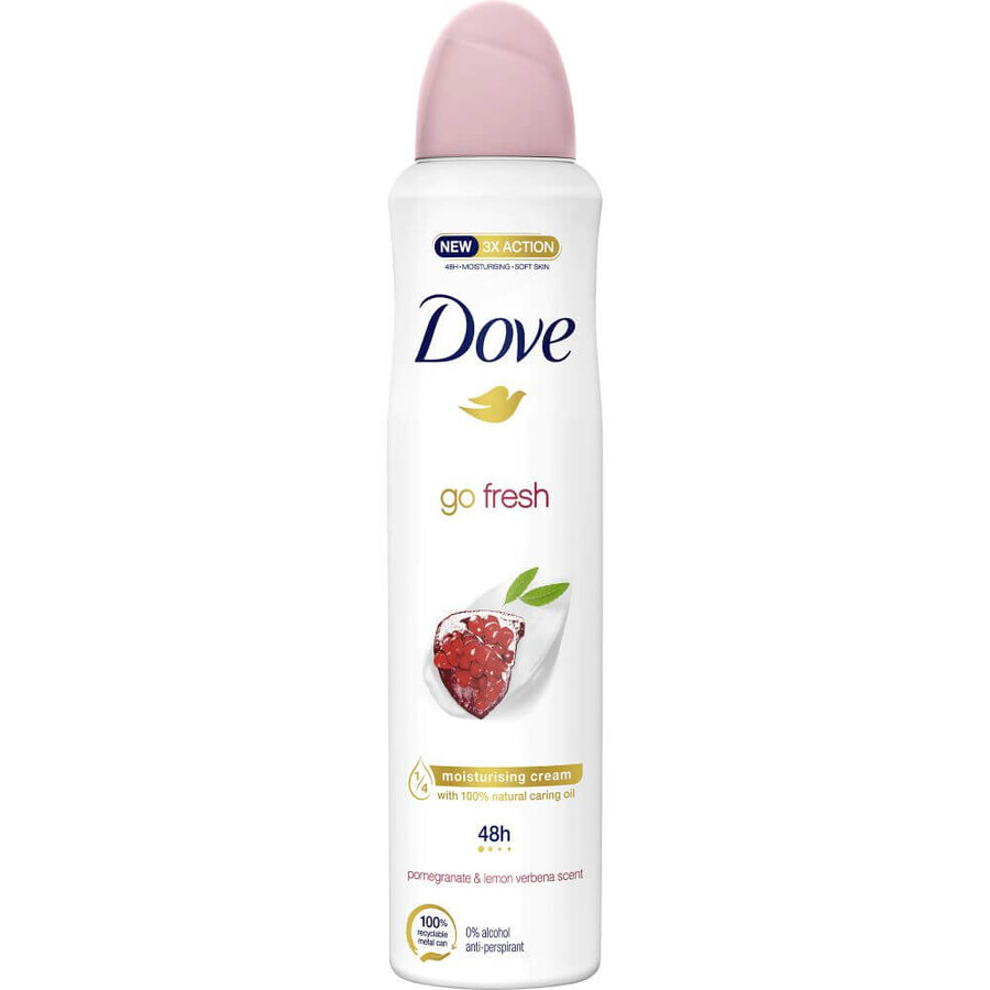 Déodorant en spray Go Fresh à la grenade, 150 ml, Dove