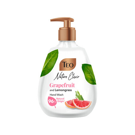 Vloeibare zeep roze grapefruit en citroengras Nature Elixir, 300 ml, Teo