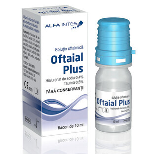 Oftaial Plus oogheelkundige oplossing, 10 ml, Alfa Intes