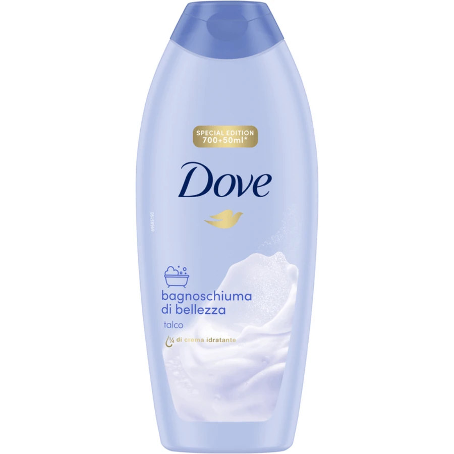 Talcum Bath Schuimende Badbalsem, 750 ml, Dove