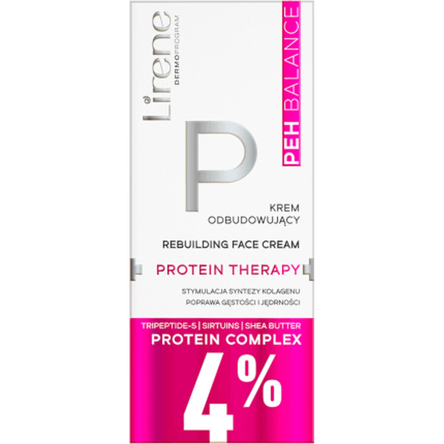 Lirene Reconstruction gezichtscrème met proteïnetherapie, 50 ml