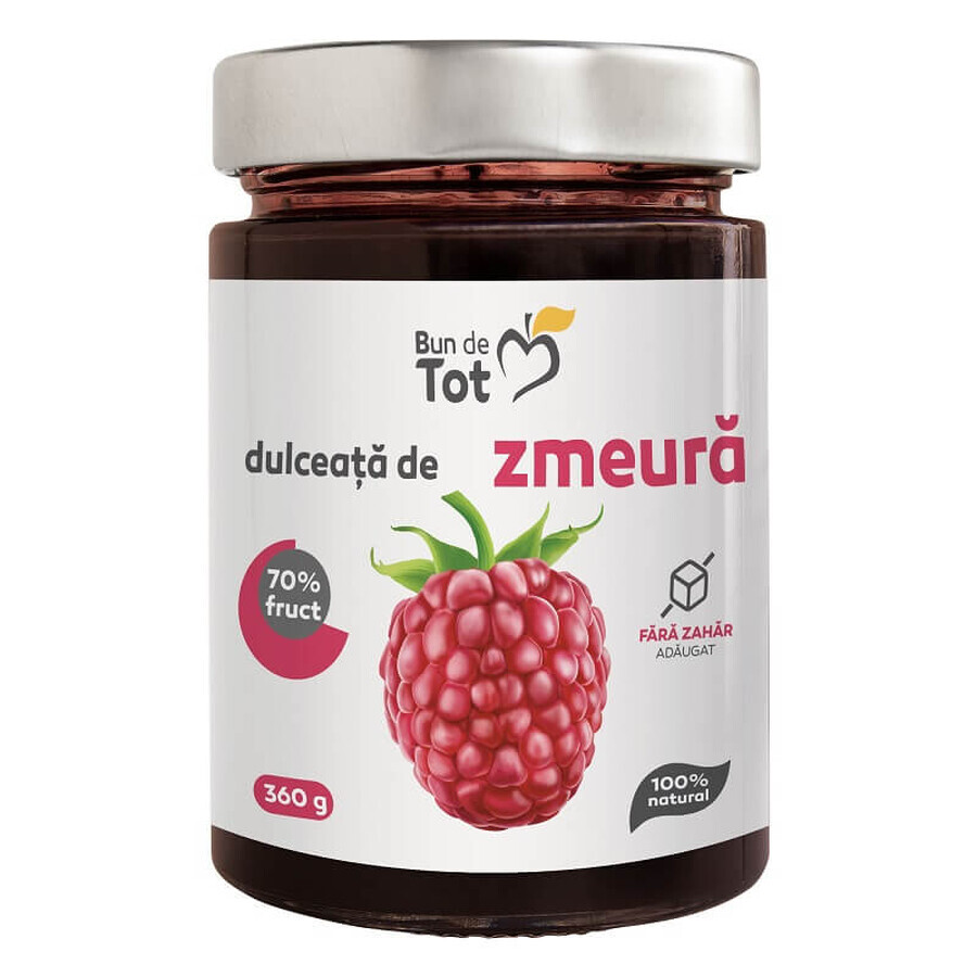 Confiture de framboises, 360 g, Dacia Plant