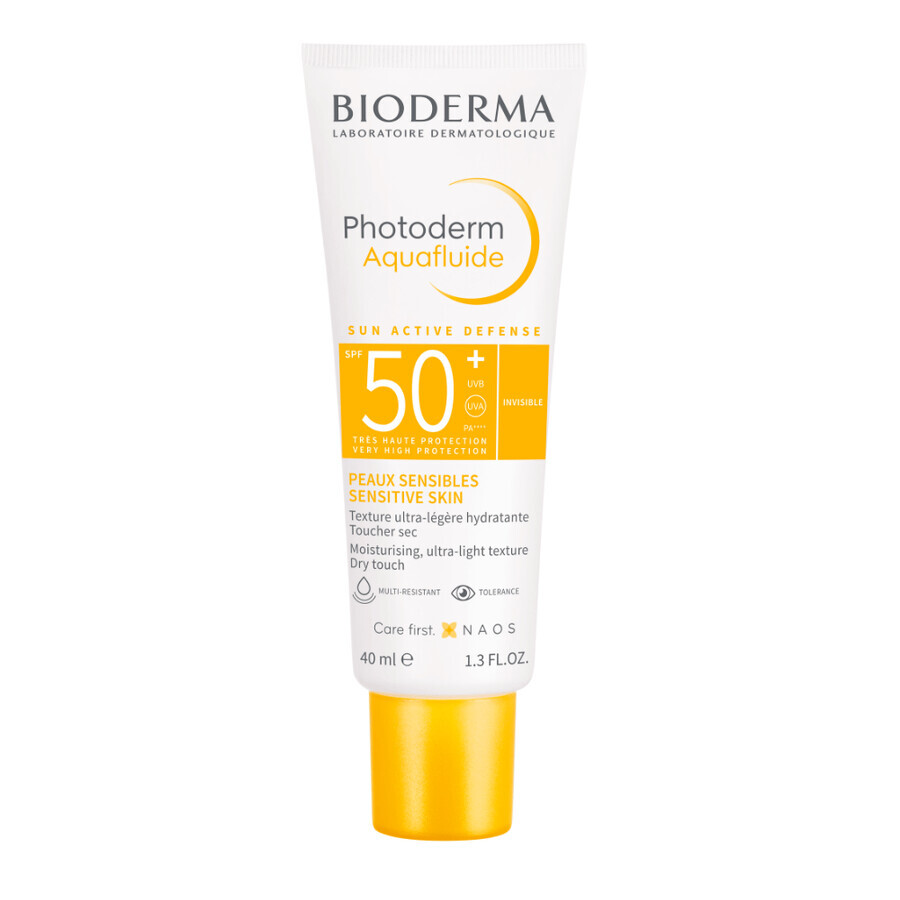 Photoderm Aquafluide Invisible SPF +50, 40 ml, Bioderma