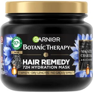 Garnier Botanic Therapy Magnetic Charcoal &amp; black seed oil moisturizing hair mask, 340 ml