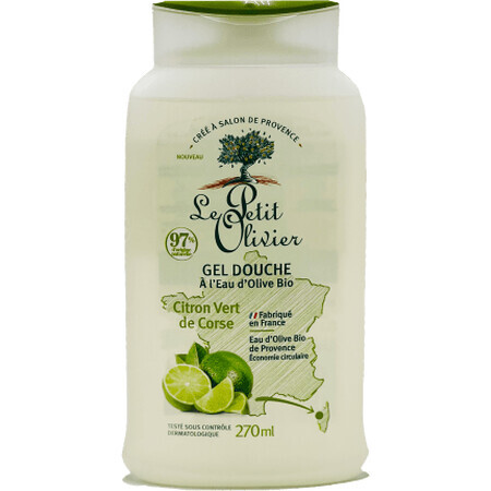 Le Petit Olivier  Gel de duș cu lime, 270 ml