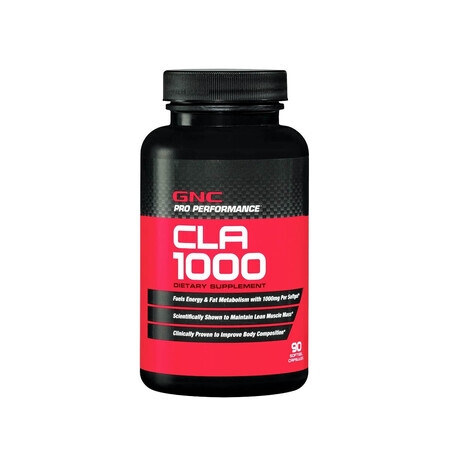 GNC Pro Performance® CLA 1000 mg, Linolzuurconjugaat, 90 cps