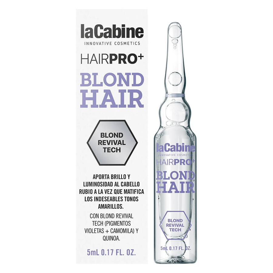 Fiala per capelli biondi Hairpro, 1 fiala x 5 ml, La Cabine