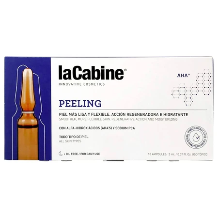 Ampoules de gommage, 10 ampoules x 2 ml, La Cabine