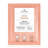 Glow Booster Masque facial à l'extrait de grenade, 1 pièce, Equivalenza