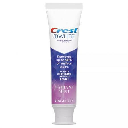 Dentifrice 3D White Radiant Mint, 107 g, Crest