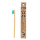 Brosse &#224; dents en bambou pour enfants, 2+ ans, souple, bleu-vert, 1 pi&#232;ce, Gingia