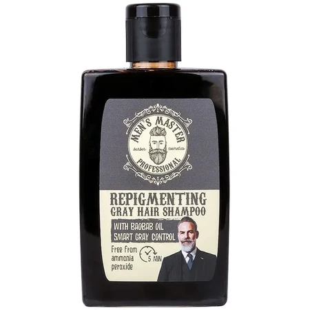 Shampoo for repigmentation of white hair for men, 120 ml, Men's Master Professional