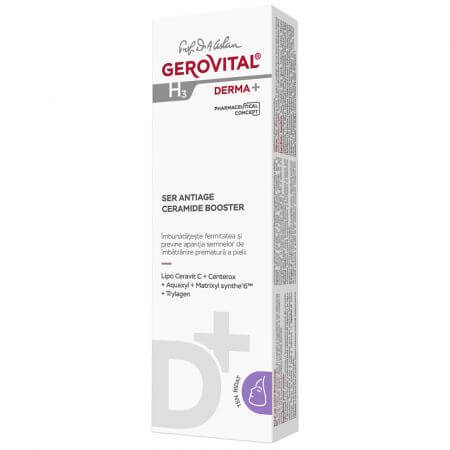 Derma+ Anti-rimpelserum met Ceramide Booster H3, 15 ml, Gerovital