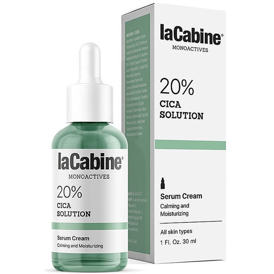 Ser-cream Monoactives 20% Cica Lösung, 30 ml, La Cabine