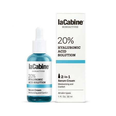 Ser-cream Monoactives 20% Acide Hyaluronique, 30 ml, La Cabine