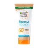 Sensitive Advanced Ambre Solaire Lichaamslotion voor volwassenen, SPF 50+, 175 ml, Garnier