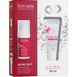 Biotrade Acne Out Active Cream + Acne Out Oxy Wash, 30 ml + 50 ml