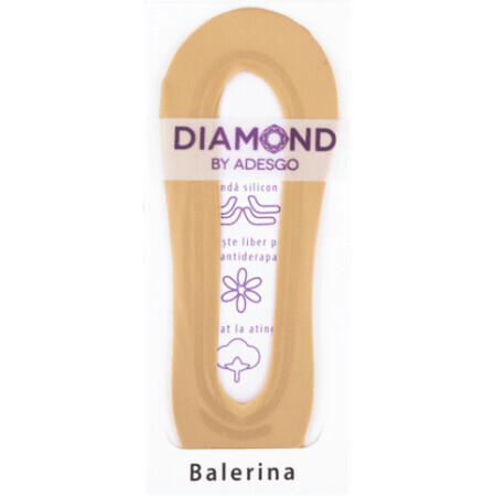 Diamant Ballerina nude beitel, 1 stuk