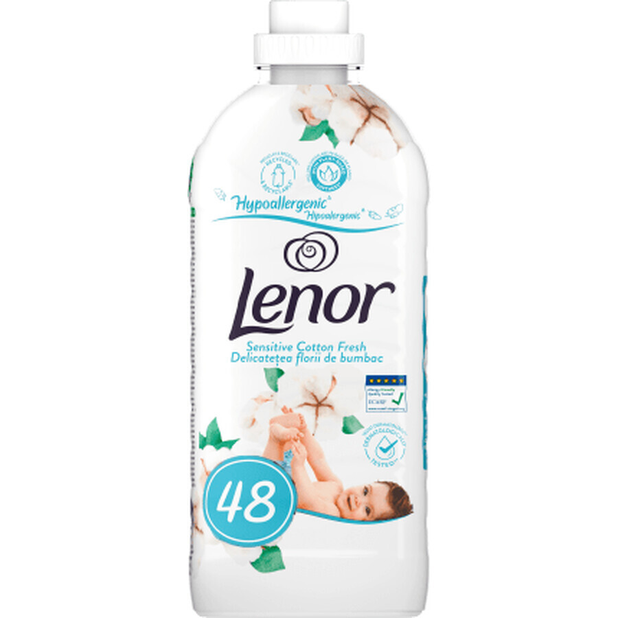 Lenor Sensitive conditionneur de tissu 48 lavages, 1,2 l