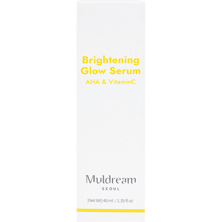 Sérum illuminant pour le visage Muldream avec AHA et vitamine C, 40 ml