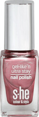 She stylezone color&amp;amp;style Gel-like&#39;n ultra stay nagellak 322/346, 10 ml