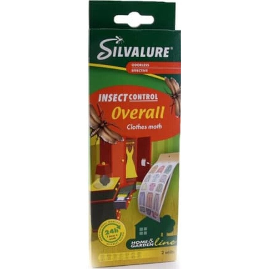 Silvalure Piège à mites pour vêtements, 2 pièces