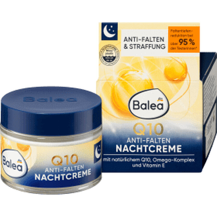 Balea Crema notte antirughe Q10, 50 ml