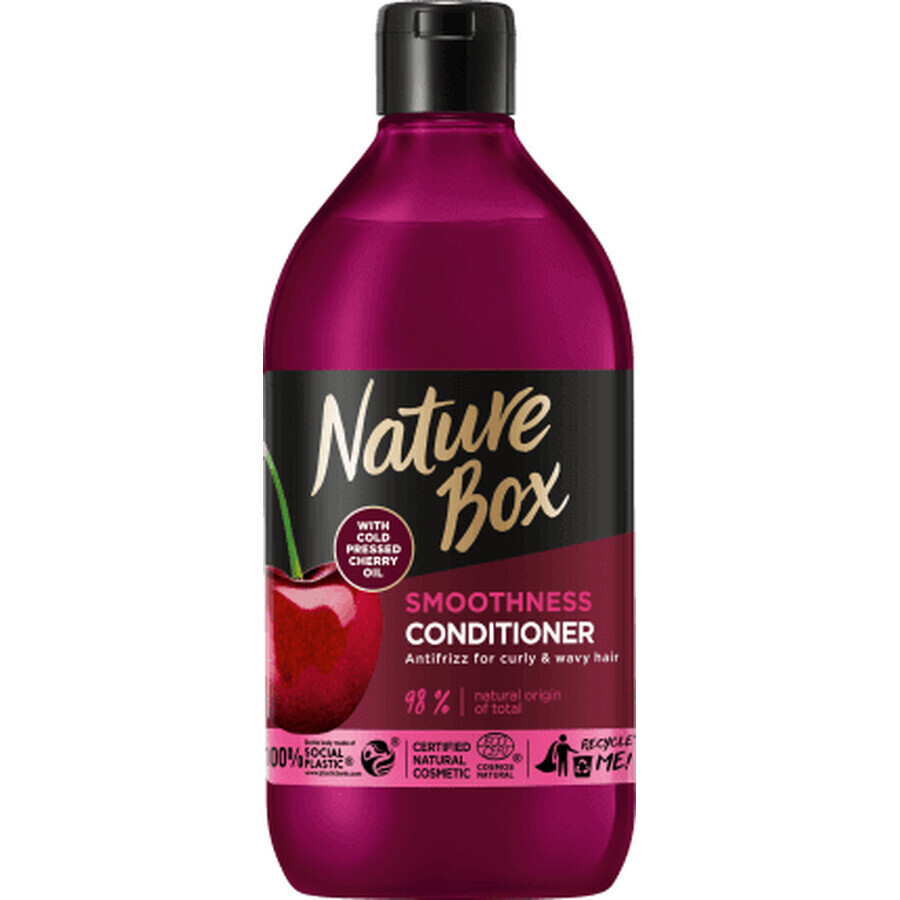 Nature Box Krullend Haar Conditioner Kersen, 385 ml