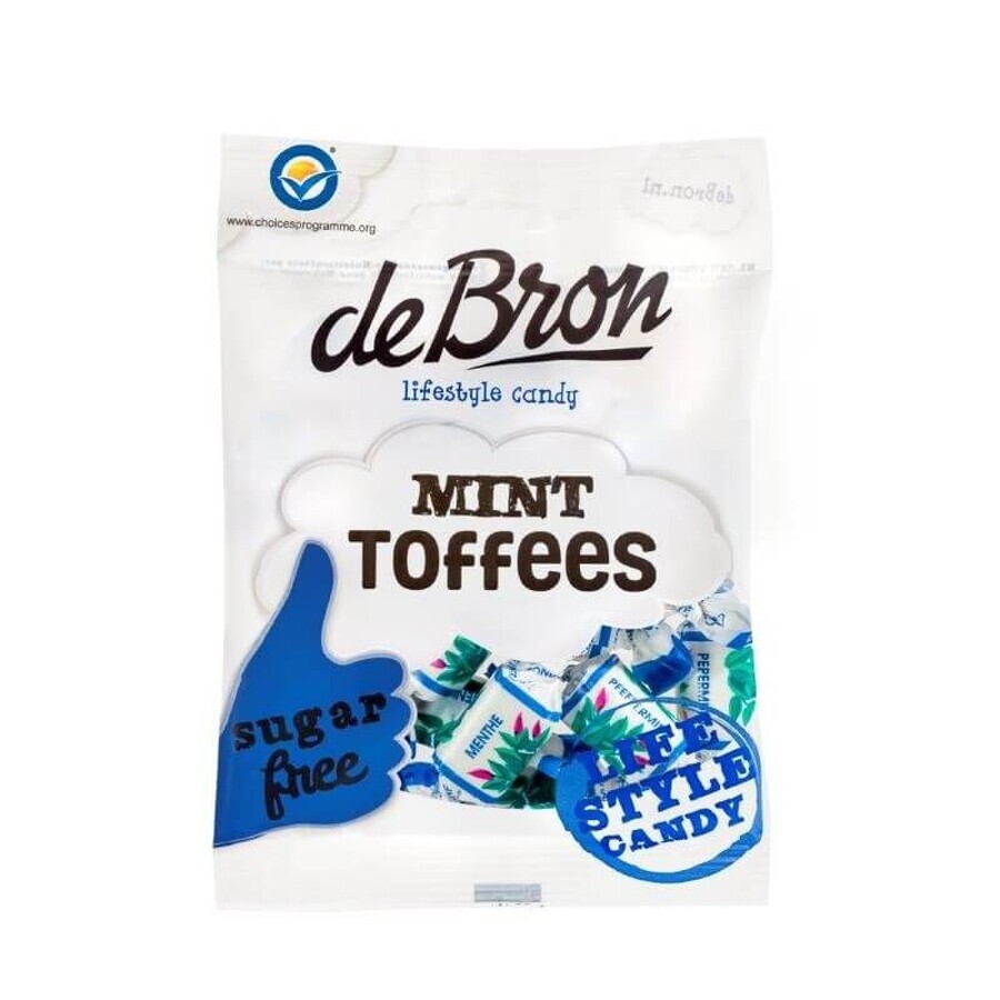 Caramels mous à la menthe, 90 g, Debron