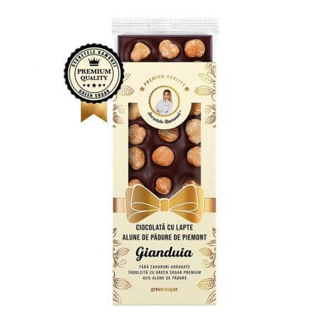 Piëmont hazelnoot melkchocolade - Gianduia, 110 g, Remedia